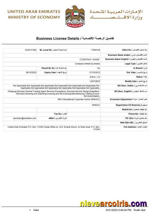 UAE Business License